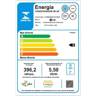Ar Condicionado Split Dual Inverter LG Compact AI 9000 BTUs Frio 220V S3-Q09AAQAK