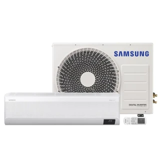 Ar Condicionado Split Hi Wall Samsung Wind Free 22000 BTUS Frio Inverter 220V Cond (AR24AVHABWKXAZ)