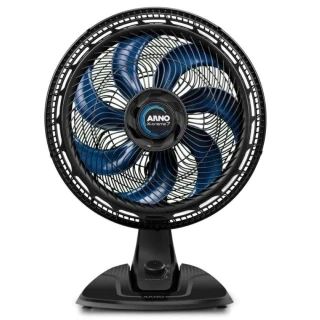 Ventilador de Mesa 150W 40CM 7 Pás 3 Velocidades Preto e Azul VE70 X-treme 220V