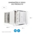 Ar Condicionado Janela Eletrônico Midea com Controle Remoto e Wi-Fi 10000 BTUs Frio 220V QCL105RB