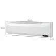 Ar Condicionado Split Hi Wall Samsung Wind Free 22000 BTUS Frio Inverter 220V Cond (AR24AVHABWKXAZ)