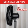 Ventilador de Coluna Arno 140W 40cm 6 Pás 3 Velocidades Preto VE2C 110V