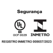 Ventilador de Coluna Arno 150W 40CM 7 Pás 3 Velocidades Preto e Azul VE7C 220V